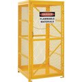 Global Industrial Storage Cabinet Single Door Vertical, 9 Cylinder Capacity 270256
